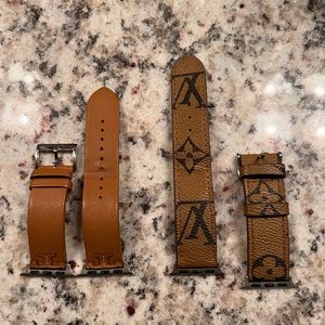 Tory Burch Apple leather band, 2pk